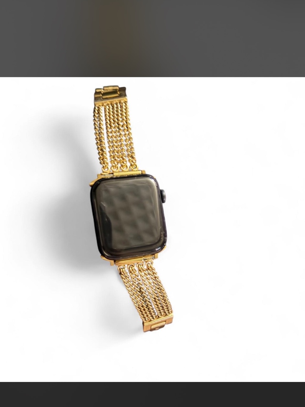 Gold Apple Watch band